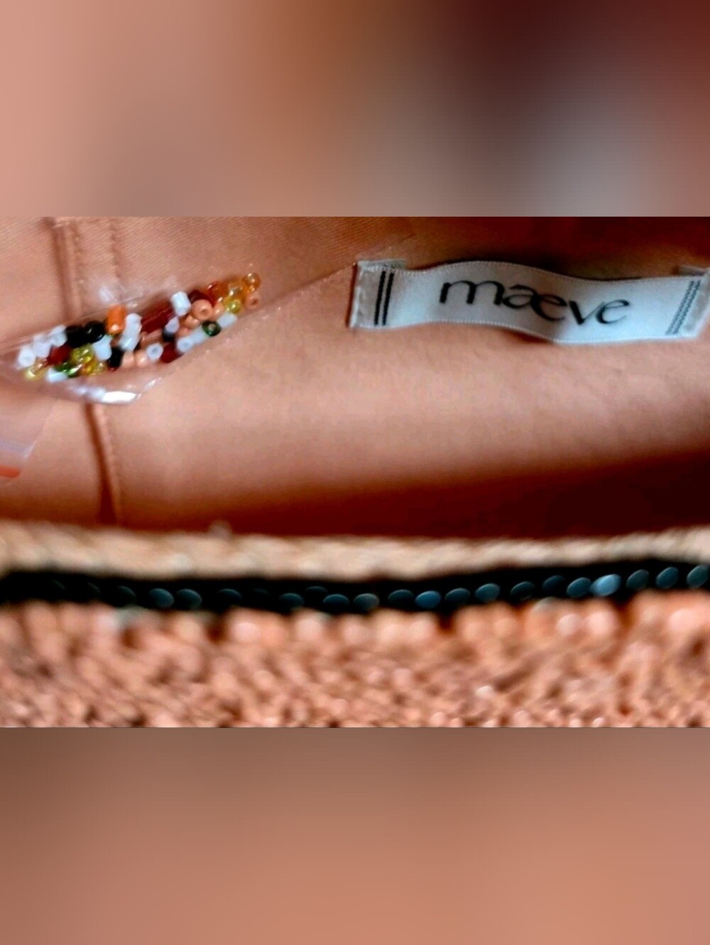 ANTHROPOLOGIE BEADED FIONA SHOULDER BAG "SUSHI " Food & Drink Edition VIRAL - Picture 7 of 10